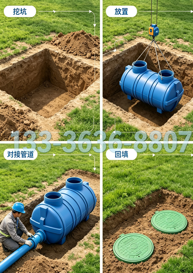 1m³净化槽 PE净化槽 污水净化槽山东锦绣山河源头工厂(图8) 详8 (2).jpg